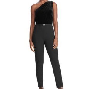 Ralph Lauren One Shoulder Jumpsuit Black Size 14